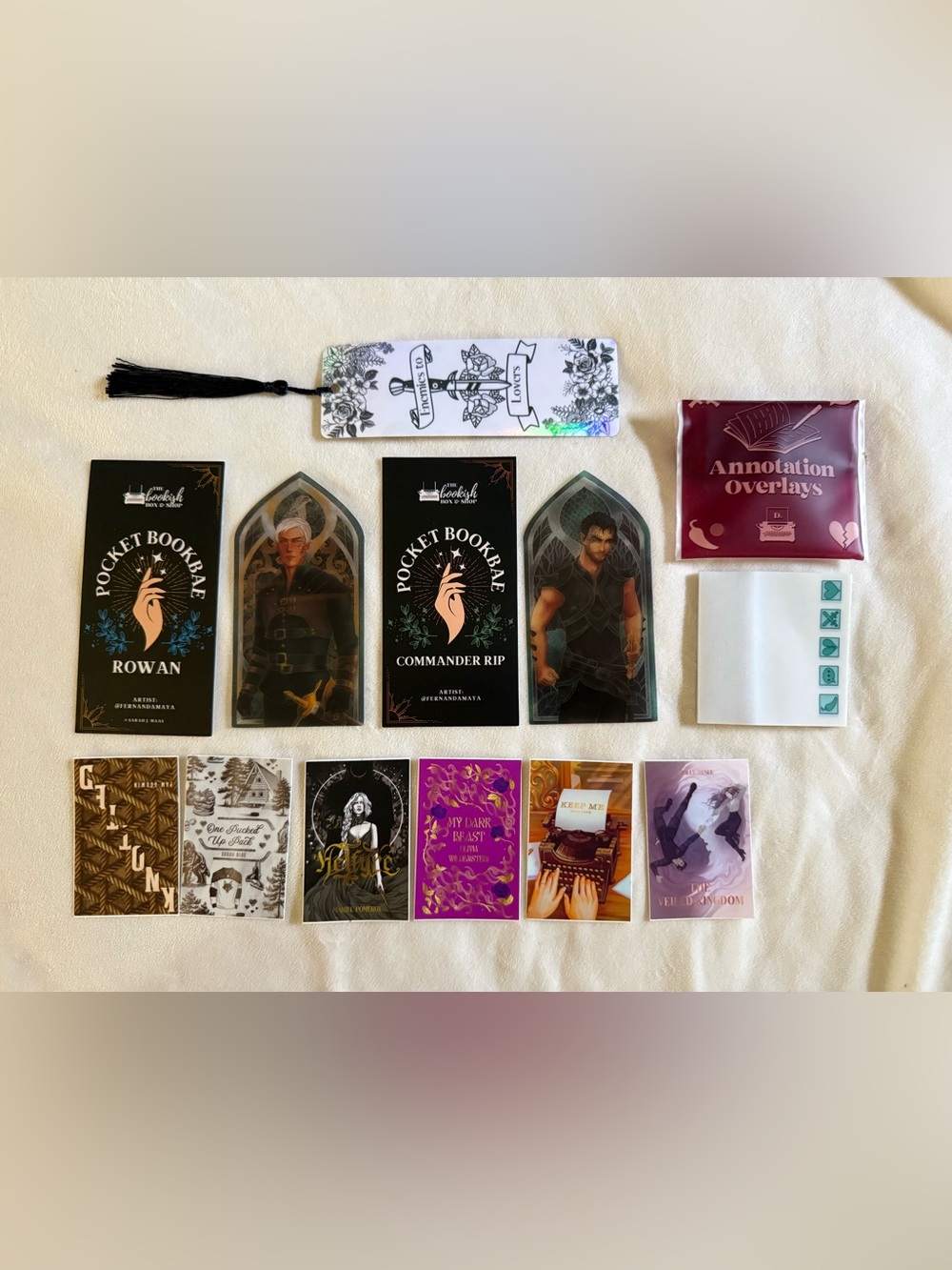 Bookish Box - Stickers, Bookmark, Pocket BookBae, Annotation Overlays